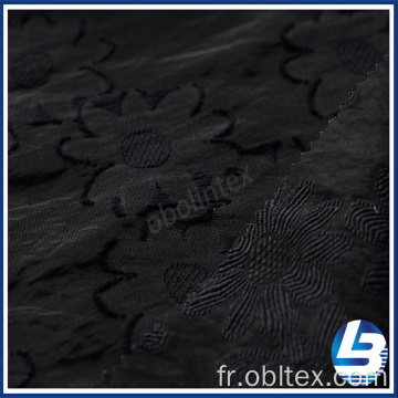Tissu de mousseline de mousseline Jacquard Obl20-C-011 pour robe